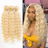 Blonde (613) Deep Wave Brazilian Bundles