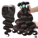 Body Wave (Peruvian) Bundles With Closure