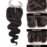 Body Wave Lace Closure (With Baby Hair)