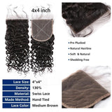 Brazilian Deep Wave Lace Closure